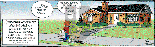 Red and Rover - Saturday July 6, 2024 Comic Strip