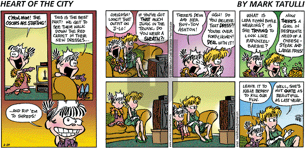 Heart of the City on Sunday February 29, 2004 Comic Strip