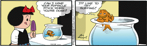 Nancy on Friday June 24, 2016 Comic Strip
