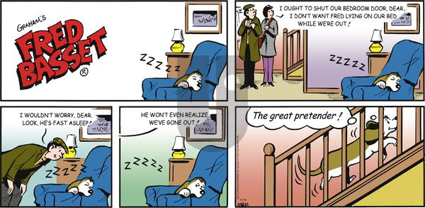 Fred Basset on Sunday November 19, 2017 Comic Strip