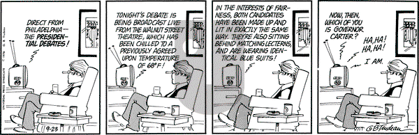 Doonesbury on Thursday September 23, 1976 Comic Strip