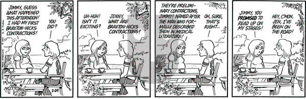 Doonesbury on Thursday February 24, 1977 Comic Strip