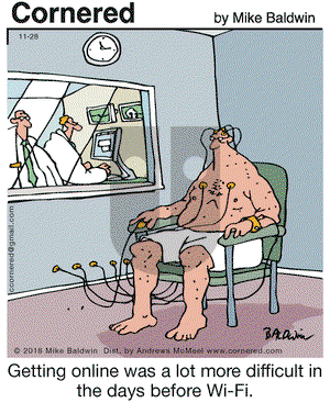 Cornered on Wednesday November 28, 2018 Comic Strip