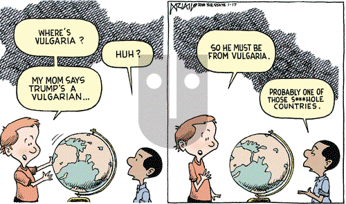 Robert Ariail on Wednesday January 17, 2018 Comic Strip
