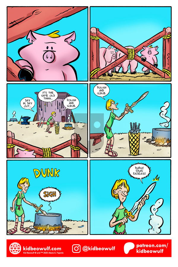 Kid Beowulf on Thursday April 17, 2025 Comic Strip