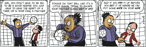 Cleats - Wednesday October 6, 2004 Comic Strip