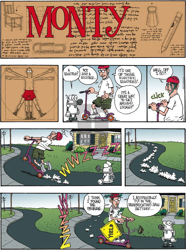 Monty on Sunday August 29, 2021 Comic Strip