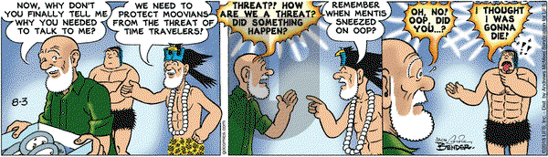 Alley Oop on Friday August 3, 2018 Comic Strip