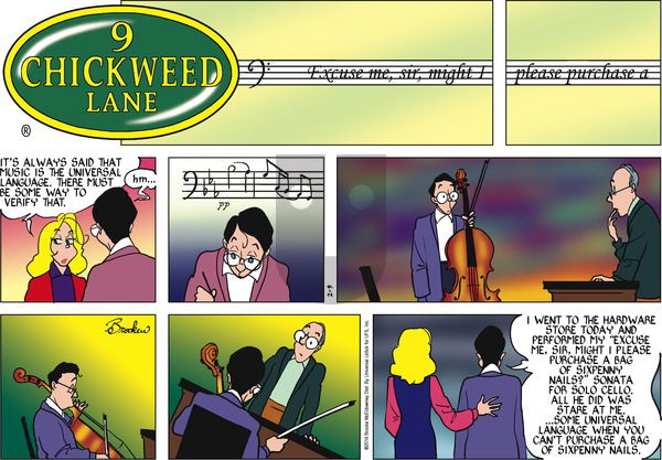 9 Chickweed Lane on Sunday February 9, 2014 Comic Strip