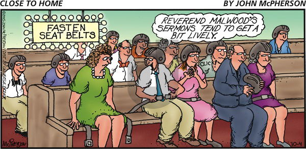 Close to Home on Sunday October 4, 2015 Comic Strip