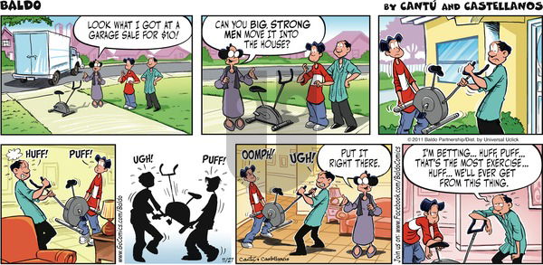 Baldo on Sunday November 27, 2011 Comic Strip