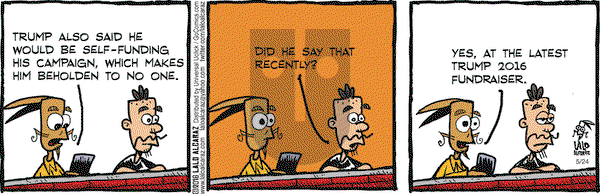 La Cucaracha on Tuesday May 24, 2016 Comic Strip