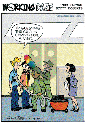 Working Daze on Thursday July 23, 2009 Comic Strip