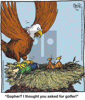In the Bleachers on Tuesday January 22, 2013 Comic Strip