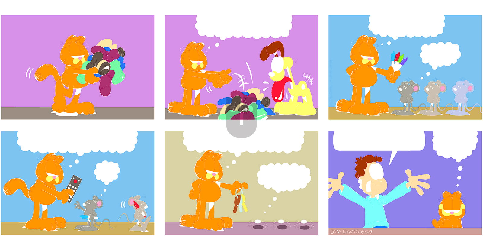 Garfield on Sunday June 29, 2014 Comic Strip