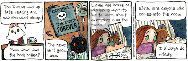 Breaking Cat News on Saturday October 21, 2017 Comic Strip