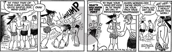 Alley Oop on Monday November 3, 1969 Comic Strip