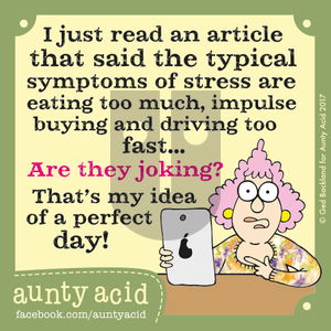 Aunty Acid on Saturday October 21, 2017 Comic Strip