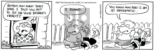Soup to Nutz - Old on Tuesday May 1, 2007 Comic Strip
