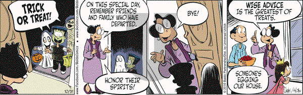 Baldo on Monday October 31, 2016 Comic Strip