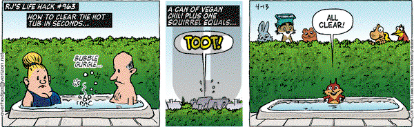 Over the Hedge on Thursday April 13, 2017 Comic Strip