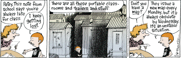 Cul de Sac on Wednesday October 10, 2018 Comic Strip