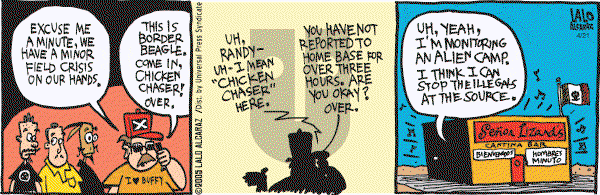 La Cucaracha on Thursday April 21, 2005 Comic Strip