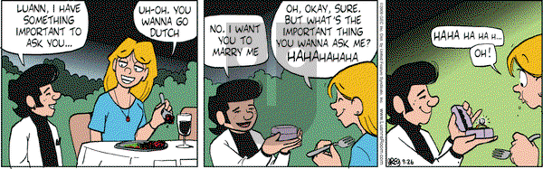 Luann on Saturday September 26, 2009 Comic Strip