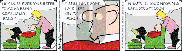 The Born Loser on Monday March 21, 2016 Comic Strip