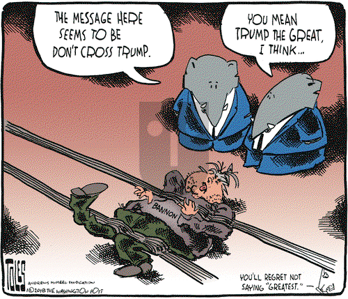 Tom Toles on Thursday January 11, 2018 Comic Strip