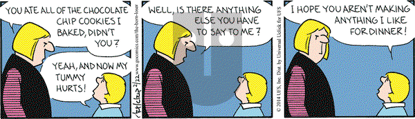 The Born Loser on Saturday February 22, 2014 Comic Strip