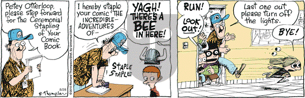 Cul de Sac on Friday August 28, 2015 Comic Strip