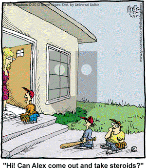In the Bleachers on Friday October 25, 2013 Comic Strip