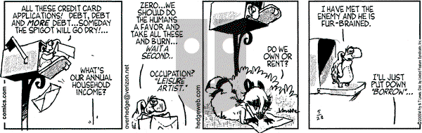 Over the Hedge on Saturday May 28, 2005 Comic Strip