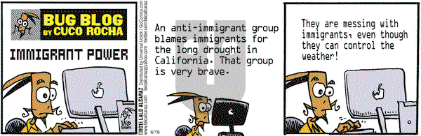 La Cucaracha on Friday June 19, 2015 Comic Strip