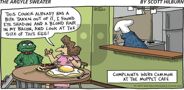 The Argyle Sweater on Sunday March 2, 2014 Comic Strip