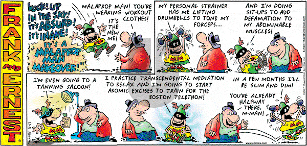 Frank and Ernest on Sunday November 11, 2007 Comic Strip