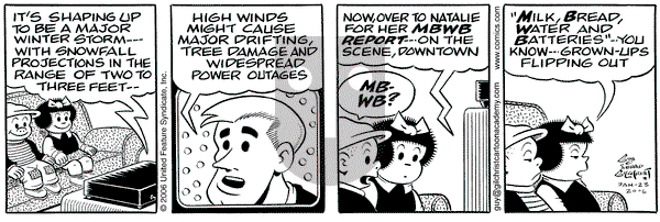 Nancy on Monday January 23, 2006 Comic Strip