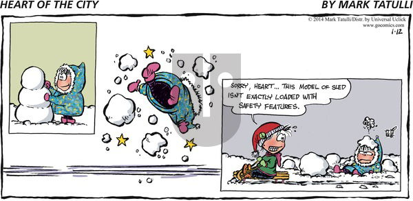 Heart of the City - Sunday January 12, 2014 Comic Strip