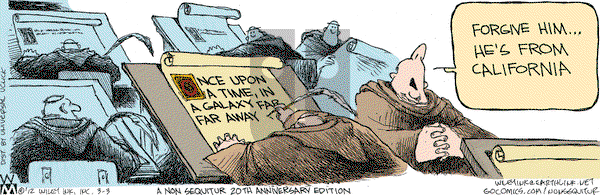 Non Sequitur on Saturday March 3, 2012 Comic Strip