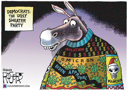 Rob Rogers on Friday December 24, 2021 Comic Strip