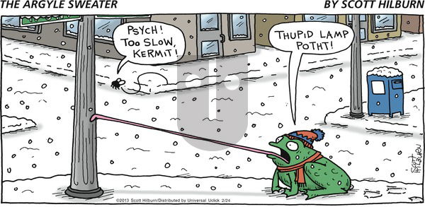 The Argyle Sweater on Sunday February 24, 2013 Comic Strip