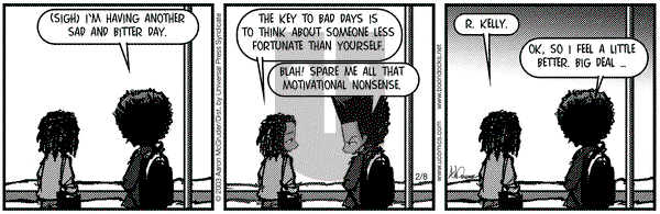 The Boondocks on Saturday February 8, 2003 Comic Strip