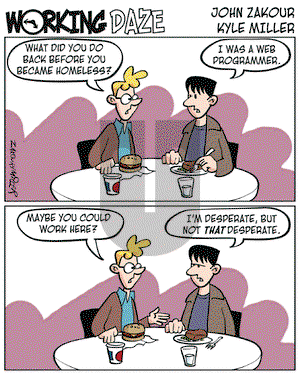 Working Daze on Saturday October 8, 2005 Comic Strip