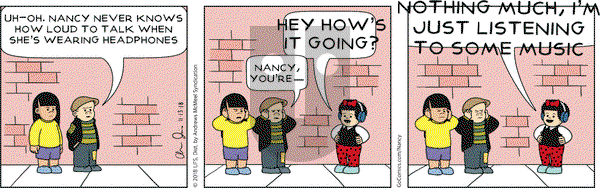 Nancy on Tuesday November 13, 2018 Comic Strip