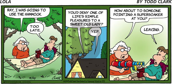 Lola on Sunday August 24, 2014 Comic Strip