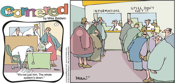 Cornered on Sunday March 14, 2010 Comic Strip