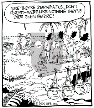 Reality Check on Saturday February 19, 2000 Comic Strip