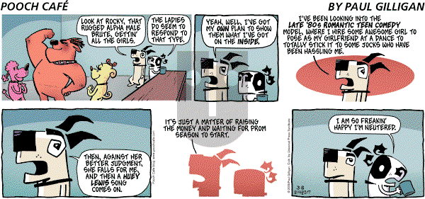 Pooch Cafe on Sunday March 8, 2009 Comic Strip