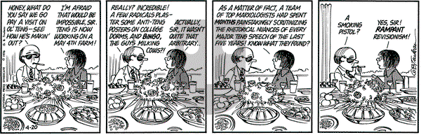 Doonesbury on Tuesday April 20, 1976 Comic Strip